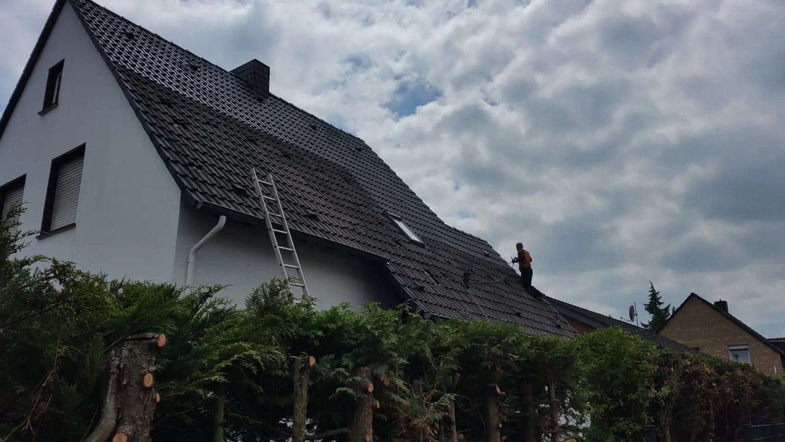 Dachsanierung Vorher