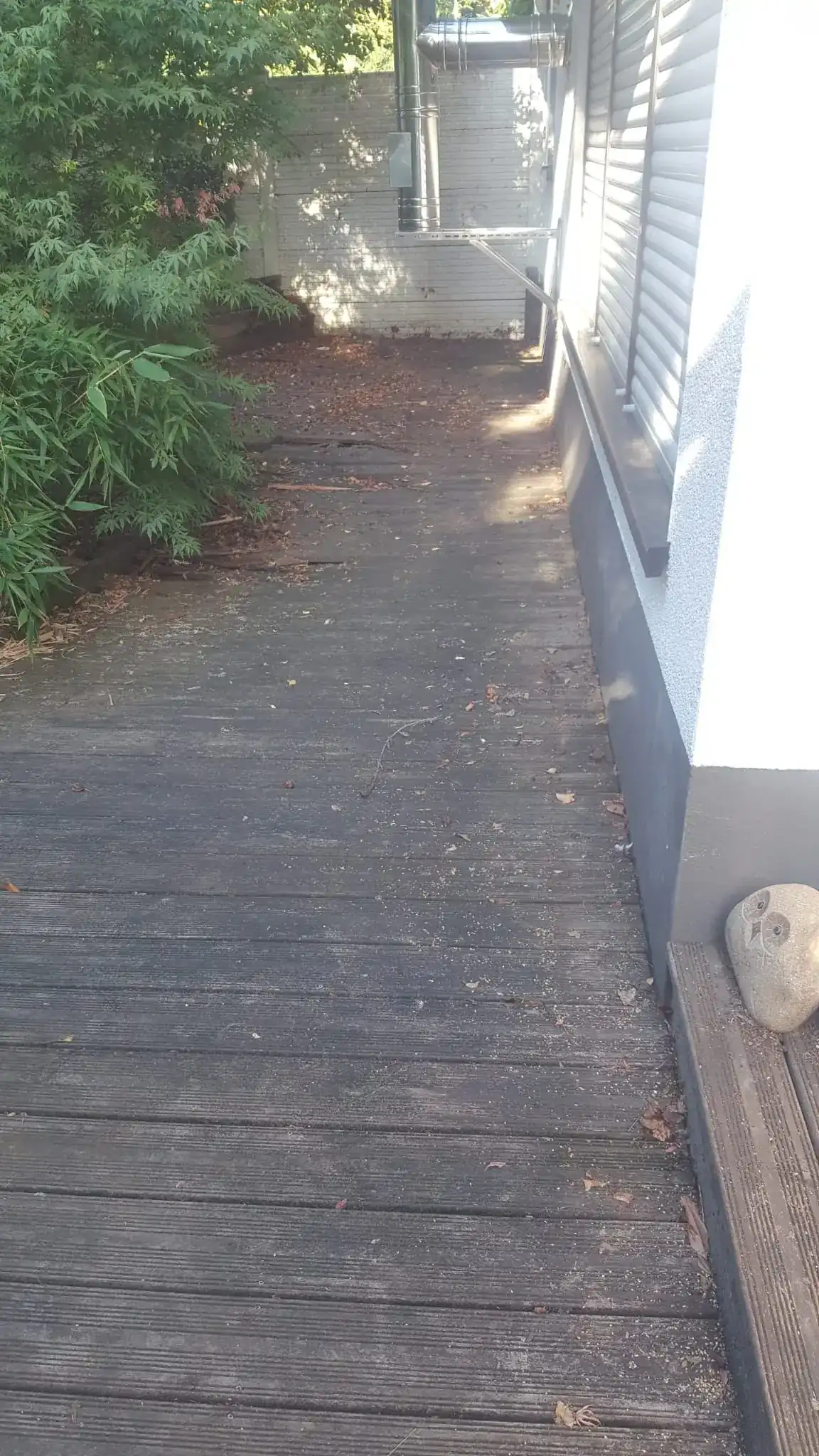 Natursteinpflege Vorher